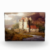 Medieval Castle River Run Fotoblock (Vorderseite)