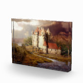 Medieval Castle River Run Fotoblock (Rechts)
