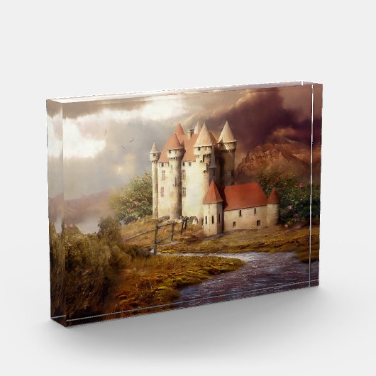 Medieval Castle River Run Fotoblock (Links)