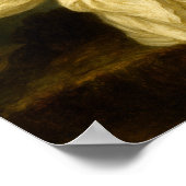 Medieval Castle Woman With Lyre Poster (Ecke)