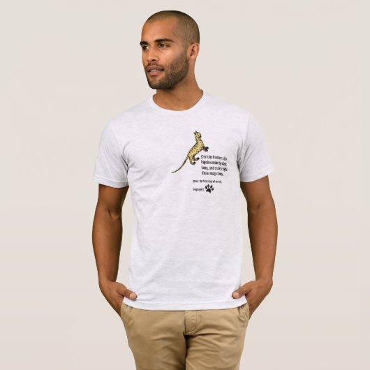 Medieval Cat Ownership Declaration T-Shirt (Vorne ganz)