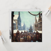 Medieval Christmas Market Karte (Vorderseite/Rückseite Beispiel)