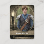 Medieval Coscard Cosplay Trading Cards | QR Code Visitenkarte (Vorderseite)