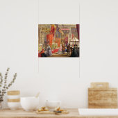 Medieval Court, designed by Pugin, Plattform 40 fr Poster (Küche)