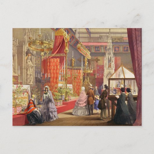 Medieval Court, designed by Pugin, Plattform 40 fr Postkarte (Vorderseite)