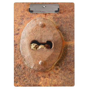 Medieval Door Lock Clipboard Klemmbrett