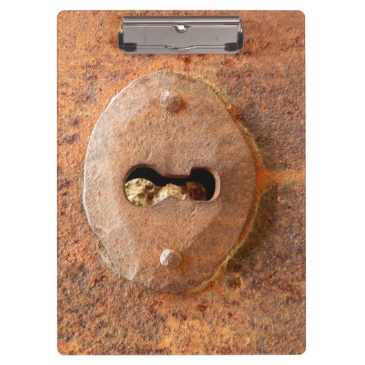 Medieval Door Lock Clipboard Klemmbrett (Vorderseite)