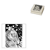 MEDIEVAL DRAGON FANTASY, GOTHIC, PORTRAIT, SCALES GUMMISTEMPEL (Stempel)