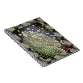 MEDIEVAL DRAGON HEAD PORTRAIT, WHIMSICAL FANTASY NOTIZBLOCK (Rechte Seite)