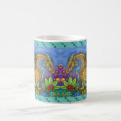 MEDIEVAL DRAGON & YOUNG, FARBIG FOLGART GARDEN KAFFEETASSE (Mittel)
