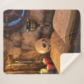 Medieval Fantasy Wizard's Study Sherpadecke (Vorderseite (Horizontal))