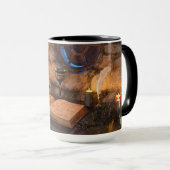 Medieval Fantasy Wizard's Study Tasse (VorderseiteRechts)