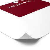 Medieval Fencing – Minimal Knight Guards Poster (Ecke)