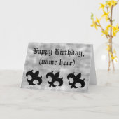 Medieval Fleur de Lis Karte (Gelbe Blume)