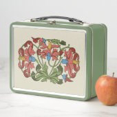 Medieval Flowers Metal Lunchbox (Beispiel)