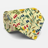 Medieval Illuminated Manuscript Floral Pattern Krawatte (Gerollt)