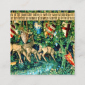 Medieval King Arthur William Morris Begleitkarte (Vorderseite)