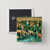 Medieval King Arthur William Morris Button (Vorne & Hinten)