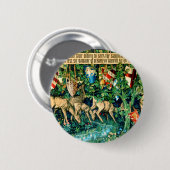 Medieval King Arthur William Morris Button (Vorne & Hinten)