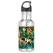 Medieval King Arthur William Morris Edelstahlflasche (Vorderseite)
