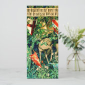 Medieval King Arthur William Morris Einladung (Stehend Vorderseite)