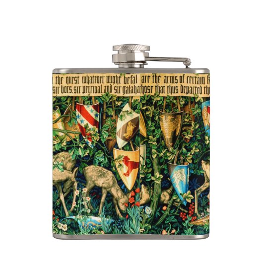 Medieval King Arthur William Morris Flachmann (Rückseite)