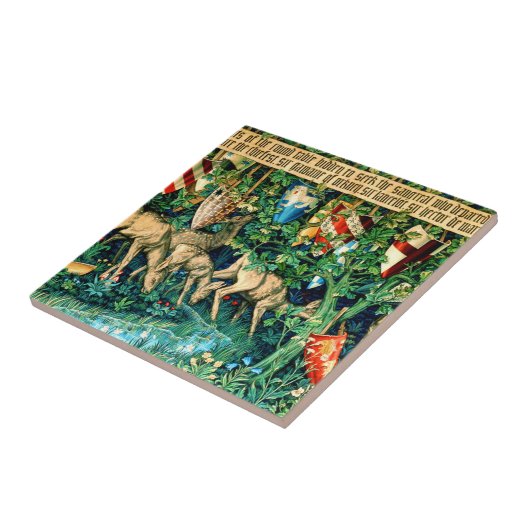 Medieval King Arthur William Morris Fliese (Seite)