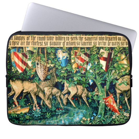 Medieval King Arthur William Morris Laptopschutzhülle (Vorderseite)