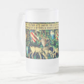 Medieval King Arthur William Morris Mattglas Bierglas (Vorderseite Links)