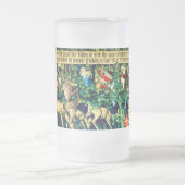 Medieval King Arthur William Morris Mattglas Bierglas (Mittel)