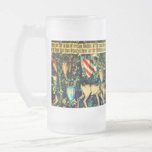 Medieval King Arthur William Morris Mattglas Bierglas (Links)