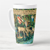 Medieval King Arthur William Morris Milchtasse (Linke Ecke)