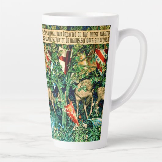 Medieval King Arthur William Morris Milchtasse (Rechts)
