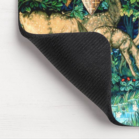 Medieval King Arthur William Morris Mousepad (Ecke)