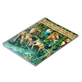 Medieval King Arthur William Morris Notizblock (Linke Seite)