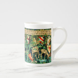 Medieval King Arthur William Morris Porzellantasse
