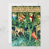 Medieval King Arthur William Morris Save The Date (Vorderseite)
