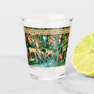 Medieval King Arthur William Morris Schnapsglas