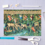 Medieval King Arthur William Morris Seidenpapier (Handwerk)