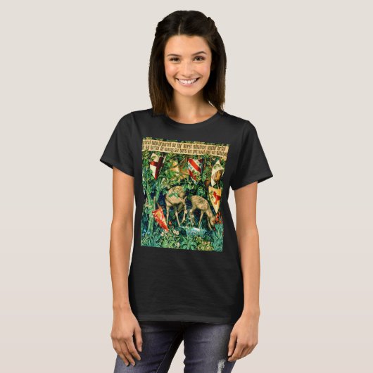 Medieval King Arthur William Morris T-Shirt (Vorne ganz)