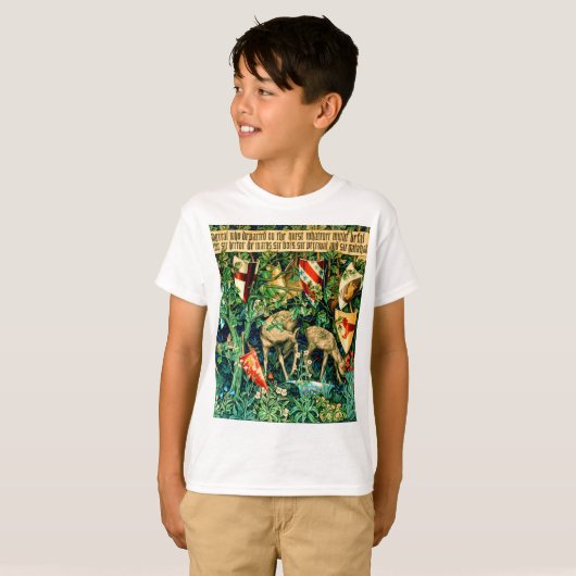 Medieval King Arthur William Morris T-Shirt (Vorne ganz)