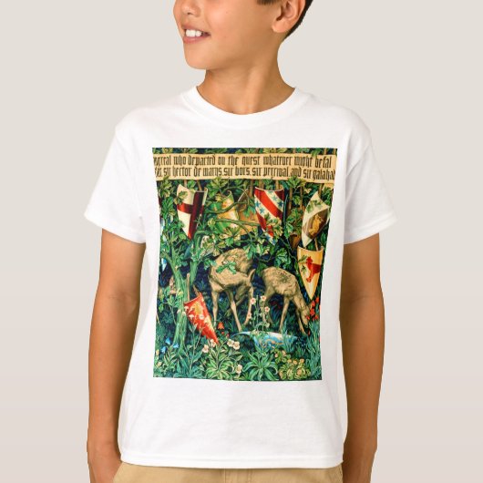 Medieval King Arthur William Morris T-Shirt (Vorderseite)