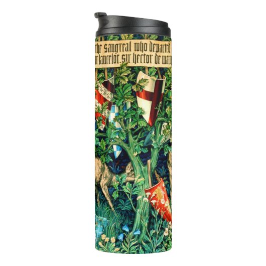 Medieval King Arthur William Morris Thermosbecher (Nach rechts gedreht)