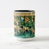 Medieval King Arthur William Morris Zweifarbige Tasse (Mittel)
