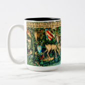 Medieval King Arthur William Morris Zweifarbige Tasse (Links)