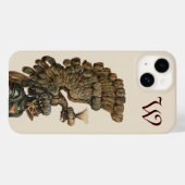 MEDIEVAL KNIGHT HELMET MIT EAGLE Monogramm Elfenbe Case-Mate iPhone Hülle (Rückseite (Horizontal))