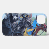 Medieval Knights Jousting Horses Art Case-Mate iPhone Hülle (Rückseite (Horizontal))