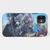 Medieval Knights Jousting Horses Art Case-Mate iPhone Hülle (Rückseite (Horizontal))