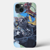 Medieval Knights Jousting Horses Art Case-Mate iPhone Hülle (Rückseite)