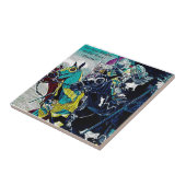 Medieval Knights Jousting Horses Art Fliese (Seite)